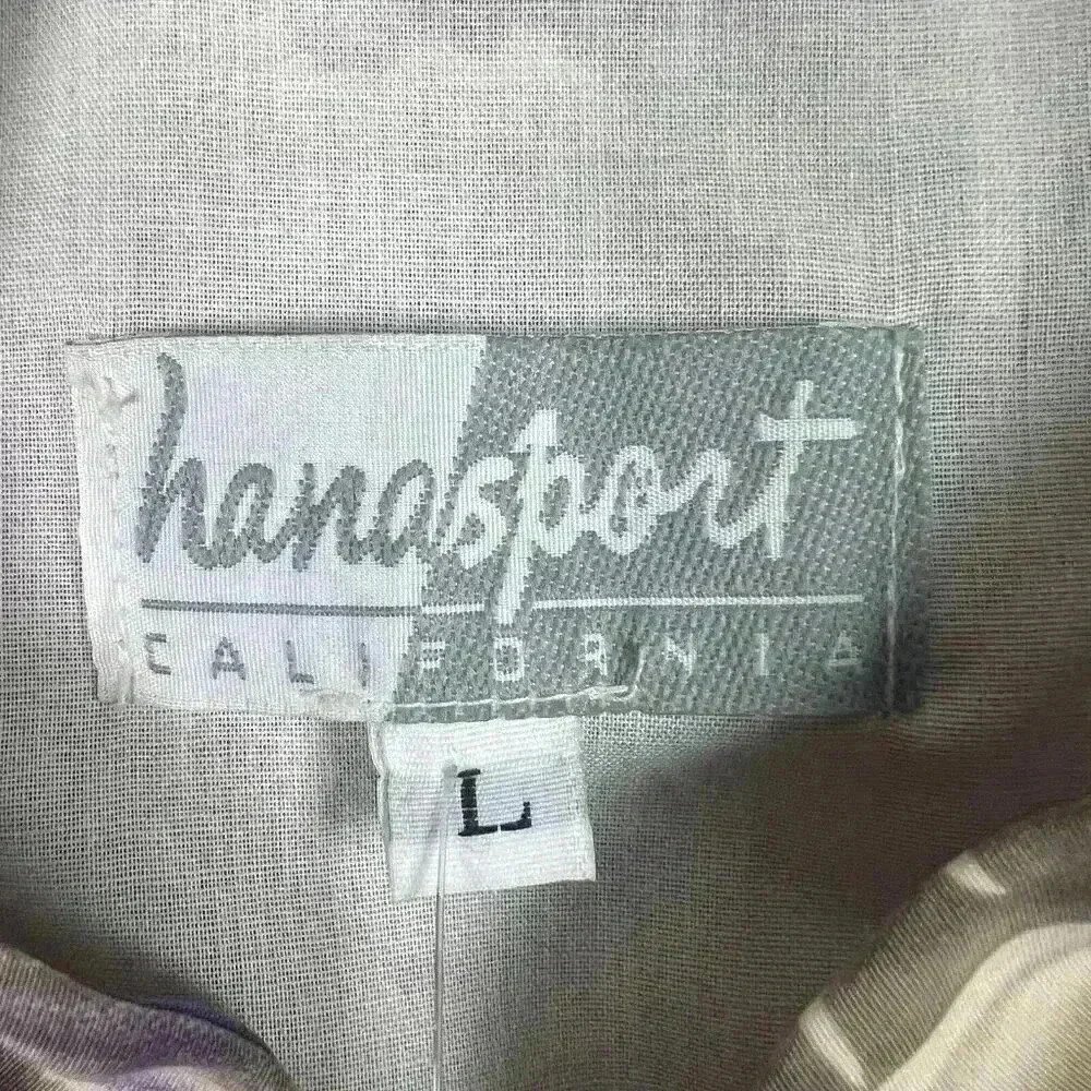 New NWT Hana Sport Vintage Windbreaker Purple‎ 90’s Women’s Large Golf Tennis - Picture 16 of 16